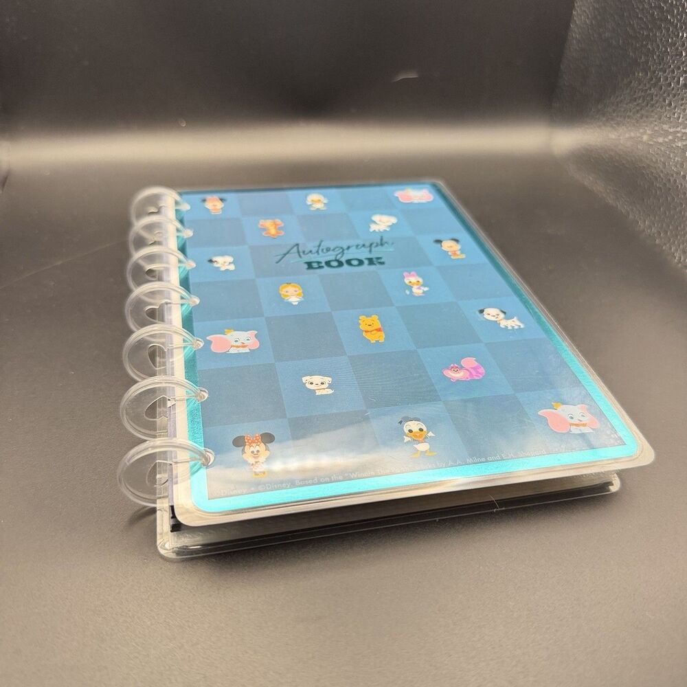 Happy Planner Disney Characters Autograph Book A5 Blue Checkered Disc-Bound - Picture 4 of 6